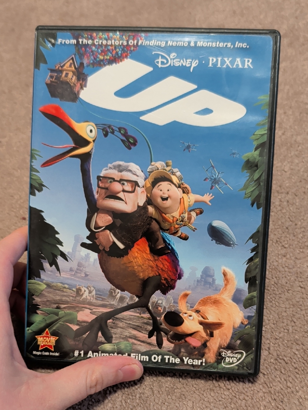 💜 5/$20 Disney Pixar UP DVD - Blue Cover